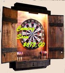 This barrington 40″ dartboard cabinet with led light is the ideal finishing touch to the ultimate game room, bedroom, bar or living room. 57 Dart Ideen Dartscheibe Partyraum Kellerbar