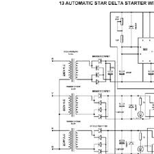 The on delay timer diagram is also shown in the diagram. Pdf Automatic Star Delta Starter Using Relays And Adjustable Electronic Timer For Induction Motor