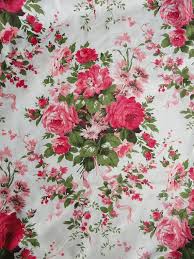Today's suzani designs are usually loom woven or printed. Vintage Waverly Rose Floral Fabric Pink Red Bouquet 7 Yards Etsy Floral Fabric Floral Shabby Flowers