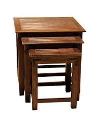 Fabindia Shop Online For Hand Woven Garments For Men And Women And Home Furnishings Fabindia Furniture Fabindia Nesting Tables