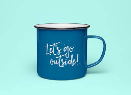 Download Free Enameled Coffee Tea Cup Mockup Psd Good Mockups