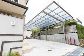 奥行２連棟カーポート エクステリア 新築一戸建て カーポート