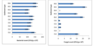 Bar Chart Showing The Total Bacterial And Fungal Counts From