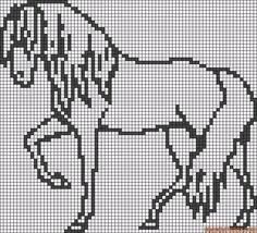 Cavalo Avec Images Tricot Licorne Point De Croix Modele Dessin Pixel