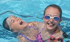 Staying cool at Hopewell Pool