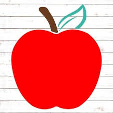 Solid Red Apple Free Svg Cricut Projects Vinyl Red Apple