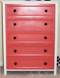 Coral Desser Drawers Krylon Spray Paint Coral Isle Painted Furniture Furniture Home Decor