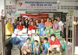 Persatuan Sahabat Prihatin Pulau Pinang 槟州关怀之友协会: Charity Visit to  Association Yee Ran Jing Sheh Handicapped Children's Home