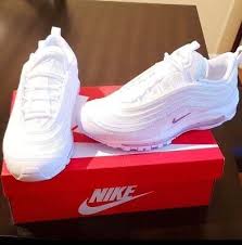 Nike Air Max 97 Triple White All Orders Will Be Fulfilled From The Fastest Warehouse Available All Orders Nike Shoes Air Max White Nike Shoes Nike Air Shoes