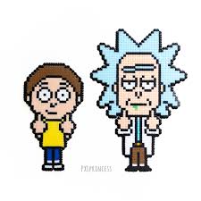 Rick And Morty Magnet Pixel Art Tv Show Magnet Rick N Morty Hama Perler Beads By Pxlprincess On Etsy Pixel Art Pattern Perler Bead Art Minecraft Pixel Art Ideen vorlagen für minecraft pixel art vorlagen minecraft perlen.