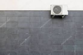 When this happens, the cool air will not be discharged properly and eventually a huge block of ice may built up on the evaporator coil. One Air Conditioner Hangs On The Wall Of The Store Cloudy Winter Day Shot 163321678 Larastock