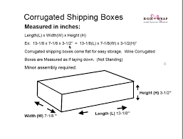 Fold the excess paper over and glue, or just trim away. Measuring Guide Shipping Boxes Box And Wrap