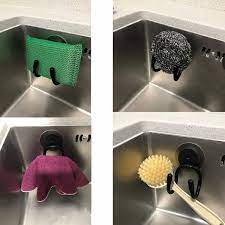 A wide variety of sink caddy options are available to you, such as use, commercial buyer, and no. Magnetic Kitchen Sink Caddy Sponge Holder Brush Soap Drainer Rack Basket Hook Au Ebay