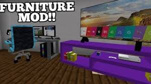 This mod minecraft furniture for mcpe is not an official minecraft product. The Best Furniture Mod In Minecraft Pe Computer Tv Fridge Furniture Mod Mcpe Youtube