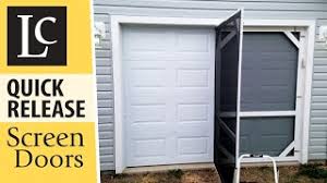 Maybe you would like to learn more about one of these? Amazing Diy Garage Screen Doors Quick Release Hinged No Sewing Required Youtube