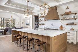 Open Kitchen We Love This Angle Of The Kitchen Because It Shows The Open Concept To The Family Dining Room Home Kitchen Dining Room Combo Family Dining Rooms