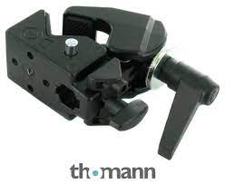 The super clamp is a very versatile tool and it holds just about anything: Manfrotto 035 Super Clamp Thomann Uk