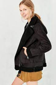 Silence Noise Tough Hooded Aviator Jacket Aviator Jackets Jackets Women S Coats Jackets