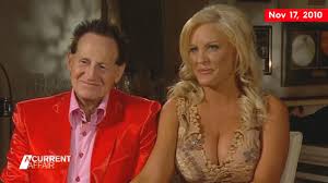 Geoffrey edelsten with brynne edelsten.source:aap. Geoffrey And Brynne Edelsten Talk About Their Marriage On Aca