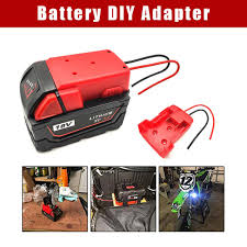 * low standby power consumption, energy saving. Milwaukee M18 Battery Adapter Holder Dock W Wire Leads For Power Wheels Upgrade Shopee Thailand