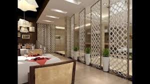 أحدث و أجمل فواصل ديكور للصالات و الغرف 2020 بارتشن خشب و جبس Youtube