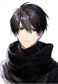 This Schmollface Looks So Funny Aus This Kawaii Lustig Schmollfa Anime Black Hair Black Haired Anime Boy Dark Anime