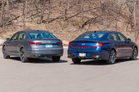 Hyundai elantra vs sonata 2020. 2020 Hyundai Sonata Vs 2020 Volkswagen Passat Compare Cars
