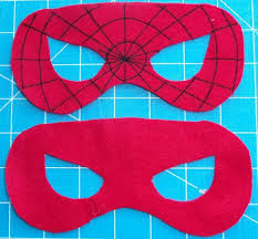 We made superhero masks and used this template with 10 kids at our superhero party. Felt Superhero Mask Templates Cutesy Crafts