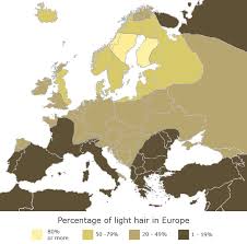 The Blonde Vs Brunette Map Of Europe Europe Map Amazing Maps Map