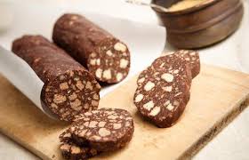 Resultado de imagem para Salame de chocolate