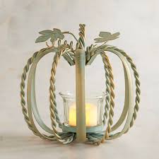 Twisted Blue Pumpkin Tealight Candle Holder Pier 1 Imports Candles