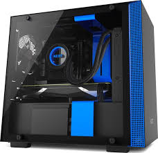 Maybe you would like to learn more about one of these? Nzxt H200 Mini Itx Tempered Glass Window Compact Pc Gaming Case Matte Black Blue Ca H200b Bl Buy Best Price Global Shipping