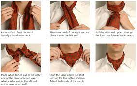 Secret Little Gem How To Tie An Ascot 1 2 Joke 1 2 Srsly Ascot Ties Tie Ascot