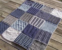 The knitted strips are sewn together to create the desired size of blanket. Sampler Knitting Patterns For Afghans Accessories And More Knitting Squares Knitting Patterns Free Blanket Knitting Patterns