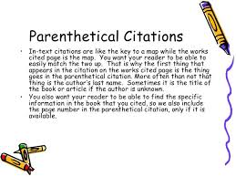 Structure for analysis paragraph the first sentence should introduce the title and author. Parenthetical Citations Ul Li In Text Citations Are Like The Key To A Map While The Works Cite Parenthetical Citations Mla Citation Thesis Statement Examples