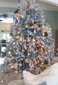 There was a big storm that rolled through when this was filmed. 25 Coastal Christmas Holiday Trees Inspired By The Sea Christmas Tree Decorations Beautiful Christmas Trees Christmas Decorations