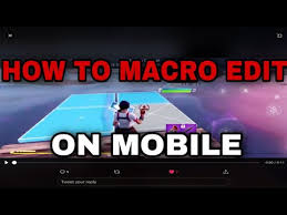 How to macro edit on fortnite mobile!!! How To Get Macro Edits On Mobile Youtube
