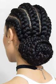 Pin By Merry Loum On Tresses Africaines Cornrows Braids For Black Women Braided Hairstyles Hair Styles