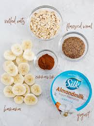 Banana smoothie for gaining weight recipe main photo. Banana Oat Breakfast Smoothie Eat Yourself Skinny