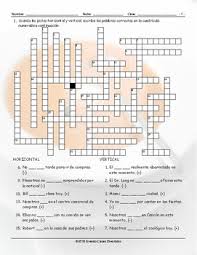 Find a crossword to solve, print or share. Present Simple With Verbs Estar And Ser Spanish Crossword Puzzle