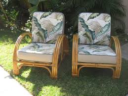 Vintage Rattan 1950 S Half Moon Club Chairs Vintage Rattan Furniture Rattan Furniture Rattan Armchair