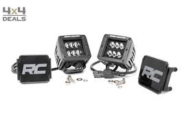 Rough Country Black Square Verstraler 1920lm 2st Rough Country Black Square Phare Longue Portee 1920lm 2pc Phare