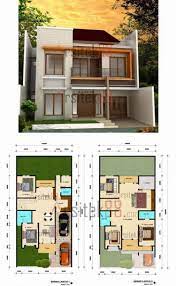 Rumah dengan beranda lantai atas yang luas. 30 Desain Denah Rumah Minimalis 2 Lantai Sederhana Modern