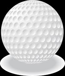 Click on the button below the picture! White Golf Ball Drawing On White Background Free Image Download