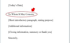 Expert tips and examples of how to write a cover letter to whom it may concern. To Whom It May Concern Meaning Cute766