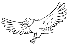Eagle coloring pages for kids. Drawing Eagle 360 Animals Printable Coloring Pages