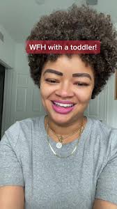 #stitch with @Desiree working from home with a toddler. Also, when i would  very important meetigns, I’d put