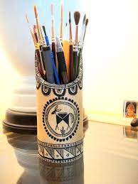 You Got To Try These Warli Painting Tribal Art Kwikdeko Pottery Painting Designs Bottle Art Pottery Painting