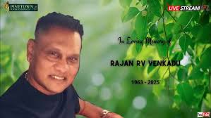 The Funeral Service of Rajan RV Venkadu