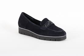 Maybe you would like to learn more about one of these? Mocassin Femme Compense Reqins Nala Shine Peau Bleu Marine
